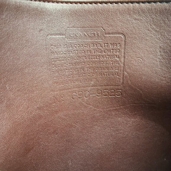 SOLD**Vintage Coach GUC Stewardess  Bag 9525,  in Mahogany, - Picture 15 of 15